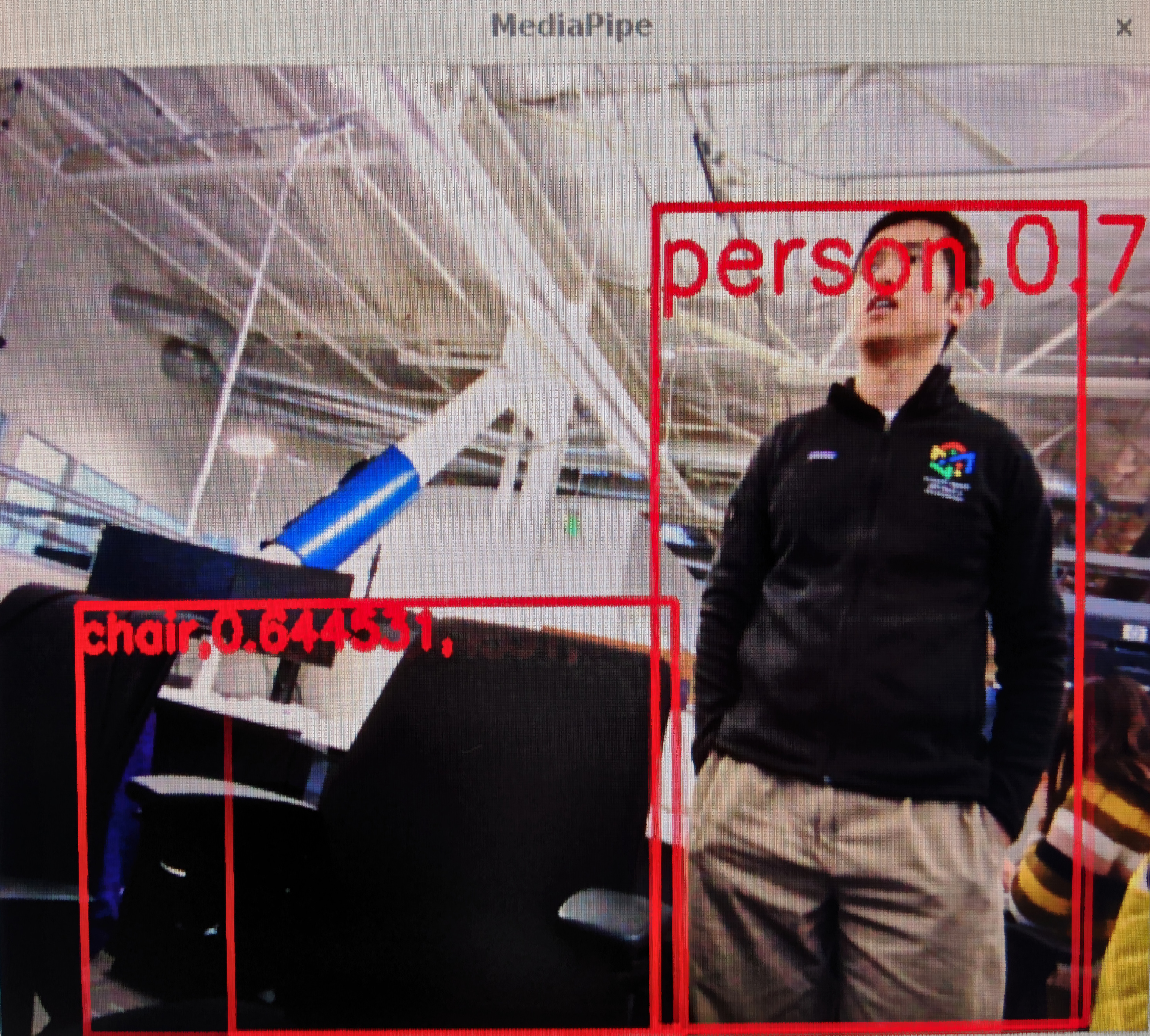 Object Detection running on Coral